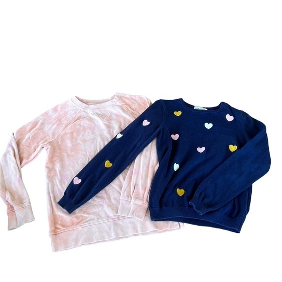 Back to School Bundle Cat & Jack Old Navy H & M Jeans Sweatshirt Tops Medium GUC - Picture 4 of 6